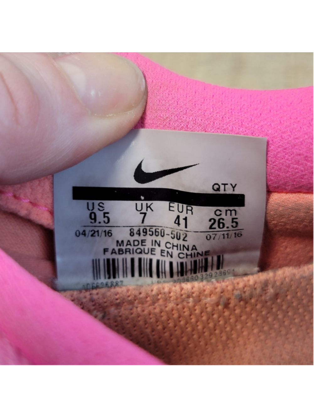 Nike Air Max 2017 Running Athletic Shoes Sneakers Pink Bright Purple Mesh 9.5 - Picture 14 of 15